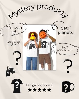 Tajemství, které Tě oblékne! 🤫 ❓Sekce Mystery je určena pro ty, kteří hledají produkty za skvělou cenu a rádi se nechávají...